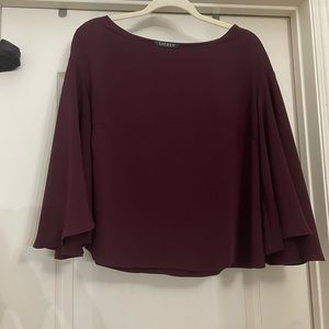 Ralph Lauren Blouse with trapeze sleeves. Excellent condition.